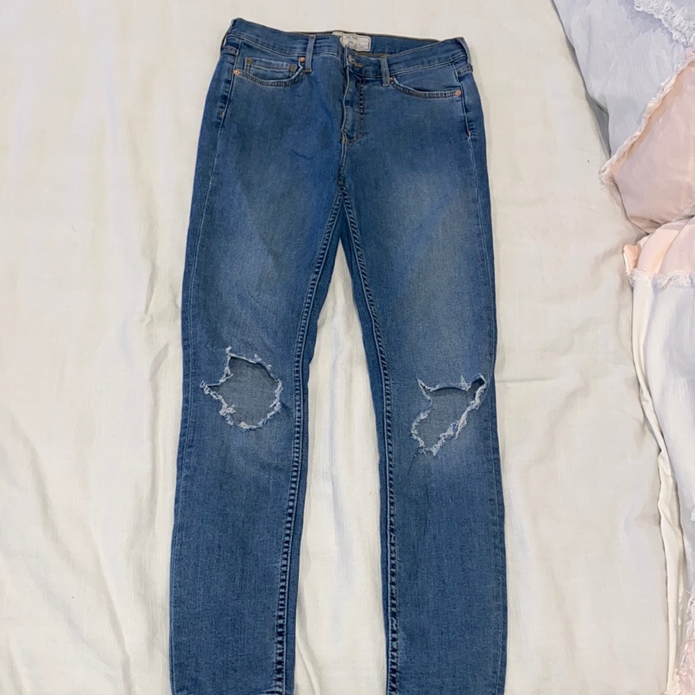 Free people ripped jeans